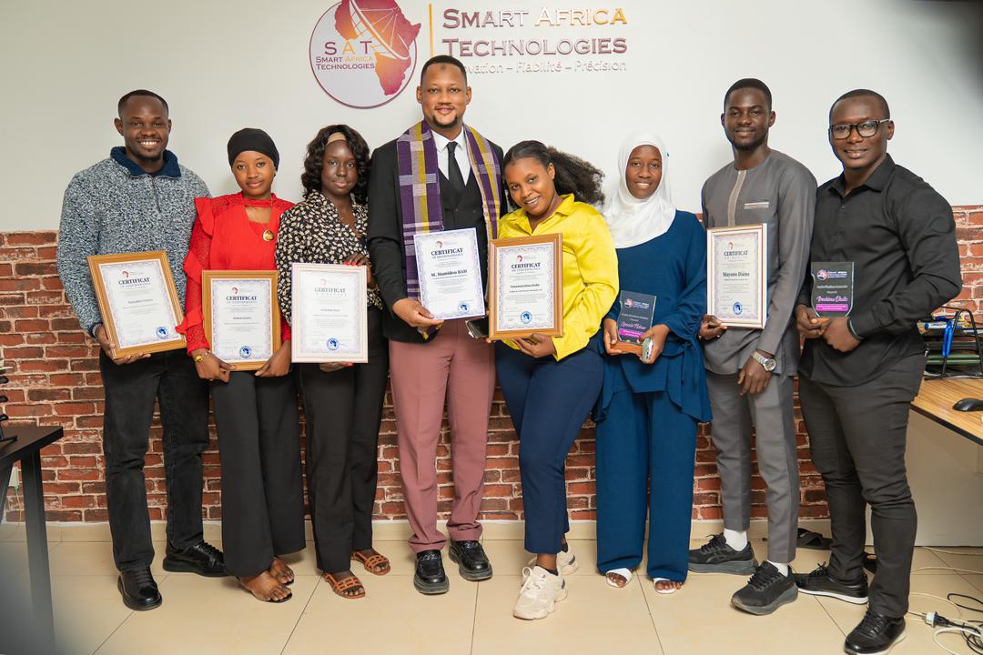 Cérémonie de reconnaissance chez Smart Africa Technologies